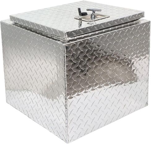 labwork 18 Inch Silver Aluminum Diamond Plate Tool Box Organizer With Lock Key in Kuwait