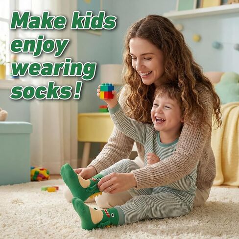 Dinosaur Crazy Holding Hands Socks for Kids 3-12 Funny 3D Arms and Back Spikes Silly Crazy Wacky Animal Crew Socks for Boys Girls Stocking Stuffers in Kuwait