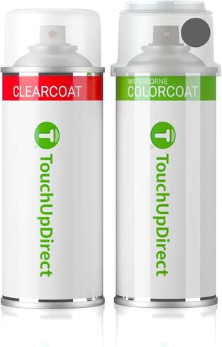 TouchUpDirect 1760 رمادي داكن غير لامع معدني A (رمادي ظل) 1760 متوافق مع Yamaha Exact Match Motorcycle Touch Up Paint Aerosol - مجموعة أساسية in Kuwait