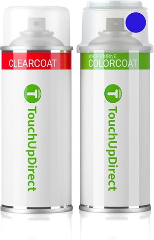 TouchUpDirect 1760 Matte Dark Gray Metallic A (Shadow Gray) 1760 Compatible with Yamaha Exact Match Motorcycle Touch Up Paint Aerosol - Essential Kit in Saudi Arabia