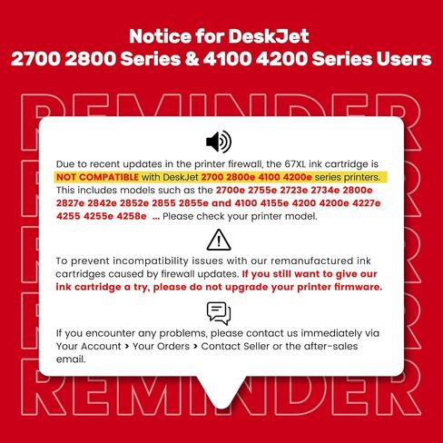 خراطيش حبر COLORETTO 67XL لـ HP Deskjet 2855e 2852e 2842e 2820e 2810e 2800e Envy 6052 6052e 6055e 6400 6452e 6455e 6458e كبديل لحزمة التحرير والسرد HP 67XL 67 XL (2 أسود) in Kuwait