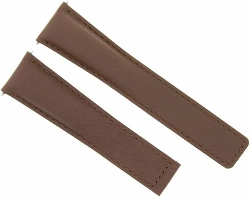 Ewatchparts 20mm Leather Watch Band Strap Compatible With Tag Heuer Carrera CV2013 Calibre 16 F1 Light Brown in Saudi Arabia