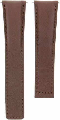 Ewatchparts 20mm Leather Watch Band Strap Compatible With Tag Heuer Carrera CV2013 Calibre 16 F1 Light Brown in Saudi Arabia