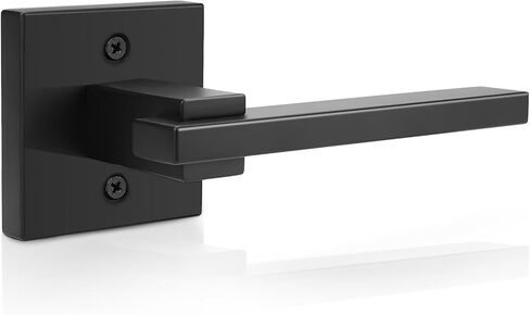 orger 5 حزمة مربع الخصوصية مقبض الباب الساتان النيكل رافعة الباب بدون مفتاح، السرير مقبض باب الحمام للأبواب اليسرى / اليمنى سلم الداخلية رافعة باب الخصوصية، رافعة الباب الحديثة الفولاذ المقاوم للصدأ in Kuwait