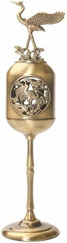 1PC Magpie Incense Burner Lucky Bird Incense Holder Alloy Fragrance Censer Smoking Craft Ornaments for Tea House Study Room Home Decor in Saudi Arabia