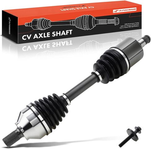 مجموعة عمود المحور A-Premium CV متوافقة مع فولفو C30/C70 2008-2013، S40 2004-2012، V50 2005-2011، جانب السائق الأيسر الأمامي، استبدال # 36000439، 36000548 in Saudi Arabia