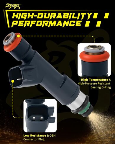 حاقن وقود Oktiger عالي الأداء مناسب لسيارة Ford F150 2010 2011 2012 2013 2014، F250 Super Duty F350 Super Duty 2011 2012 2013 2014، 6.2L V8، استبدال # FJ1166 AL3Z9F593B (8 قطع) in Kuwait