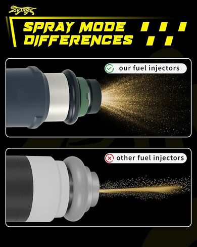 حاقن وقود Oktiger عالي الأداء مناسب لسيارة Ford F150 2010 2011 2012 2013 2014، F250 Super Duty F350 Super Duty 2011 2012 2013 2014، 6.2L V8، استبدال # FJ1166 AL3Z9F593B (8 قطع) in Kuwait