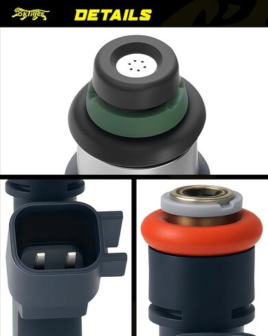 حاقن وقود Oktiger عالي الأداء مناسب لسيارة Ford F150 2010 2011 2012 2013 2014، F250 Super Duty F350 Super Duty 2011 2012 2013 2014، 6.2L V8، استبدال # FJ1166 AL3Z9F593B (8 قطع) in Kuwait