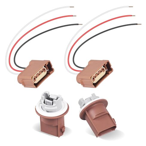 2U5Z13411SA Turn Signal Light Socket with 3-Wire Pigtail YF1Z13411CA- Compatible with Ford F250 F350 Super Duty Escape Focus Mustang Ranger Explorer 2004-2013 Brake Tail Headlight Lamp Adapter in Kuwait