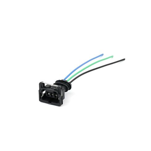 Michigan Motorsports 3-Wire EV1 Connectors - 2-Pack - Bosch 3-Pin Sensor Pigtails - Crank Cam CPS TPS IAC Knock - Fits BMW VW Audi - TYCO AMP Junior Power Timer in Saudi Arabia