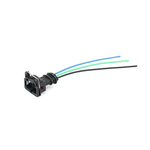 Michigan Motorsports 3-Wire EV1 Connectors - 2-Pack - Bosch 3-Pin Sensor Pigtails - Crank Cam CPS TPS IAC Knock - Fits BMW VW Audi - TYCO AMP Junior Power Timer in Saudi Arabia