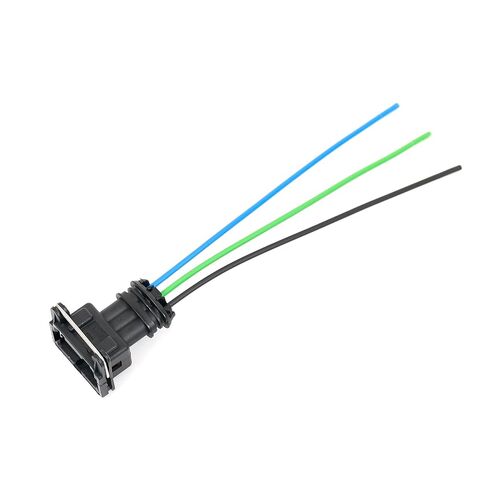 Michigan Motorsports 3-Wire EV1 Connectors - 2-Pack - Bosch 3-Pin Sensor Pigtails - Crank Cam CPS TPS IAC Knock - Fits BMW VW Audi - TYCO AMP Junior Power Timer in Saudi Arabia