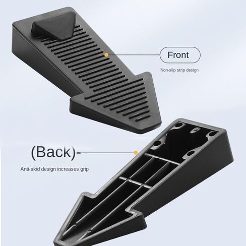 Door Block 2Pcs Silicone Anti-Skid Safety Portable Doorstops Door Wedge Children Protection in Saudi Arabia