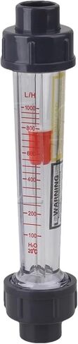 100-1000L / H Pipeline Water Liquid Flow Meter Flowmeter Grey+ Clear in Saudi Arabia