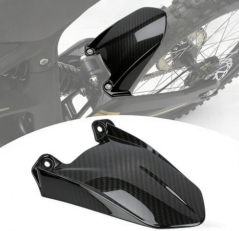 Motorcycle Rear Fender Mudguard Fender Protector Carbon Fiber Pattern for Talaria Sting X3/MX3/MX4 Electric Dirt Bike in Kuwait