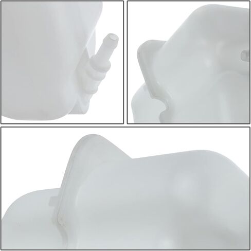 Auto Dynasty HY3014102 Factory Style Car Coolant Overflow Reservoir Tank with Cap Compatible with Azera Sonata 2006-2011, Bare White in Saudi Arabia