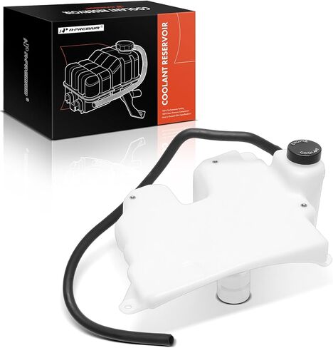 A-Premium Engine Coolant Overflow Recovery Reservoir Tank [with Cap and Tubing] Compatible with Chevrolet Blazer 1995-2005, S10 1994-2004 & GMC Jimmy, Sonoma & Oldsmobile Bravada - Front Side in Saudi Arabia