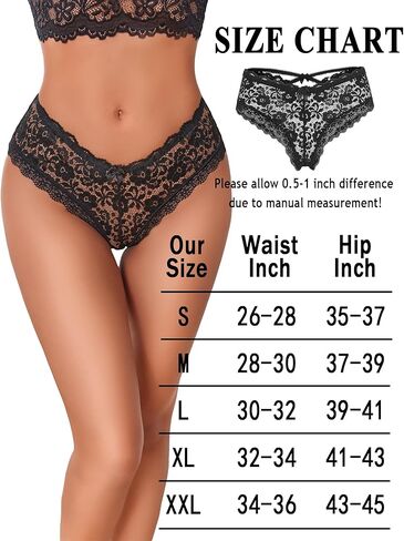 Women's Lace Sexy Panties V-Shape Undies Criss Cross Back Underwear in Saudi Arabia