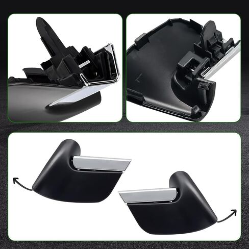 531250E050 2Pcs Front Bumper Trim and Lower Towing Left & Right Side Fit For Lexus RX350/ RX450H Base 2013 2014 2015,Car Bumper Tow Hook Cover Replace 531260E050 521270E921 521280E921 in Kuwait