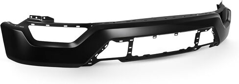VRC Front Bumper Compatible with Ford F-150 2021-2023, Chrome Steel Front Bumper Face Bar, For 21-23 F150,With Fog Light Holes Without Parking Sensor Holes (Black) in Saudi Arabia