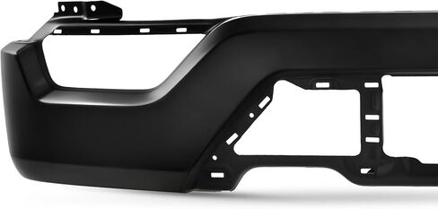 VRC Front Bumper Compatible with Ford F-150 2021-2023, Chrome Steel Front Bumper Face Bar, For 21-23 F150,With Fog Light Holes Without Parking Sensor Holes (Black) in Saudi Arabia