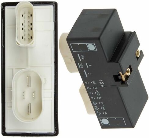 Replace Engine Cooling Fan Controller for Volkswagen Beetle 2.0L 2000 2001 2002 2003 2004 2005 2006 2007 2008 2009 2010, for Beetle 1.9L 2000 2001 2002 2003 2004 2005 2006, 1 Pack in Saudi Arabia