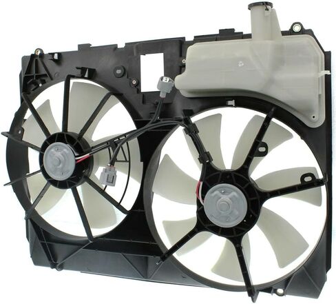 1pc Dual Radiator Cooling Fan Assembly Set for Toyota for Sienna 3.3L 2004-2005 TO3115135 620553, adapt to your car in Kuwait