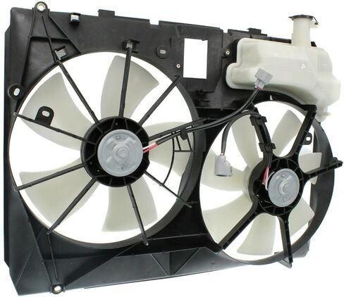 1pc Dual Radiator Cooling Fan Assembly Set for Toyota for Sienna 3.3L 2004-2005 TO3115135 620553, adapt to your car in Kuwait
