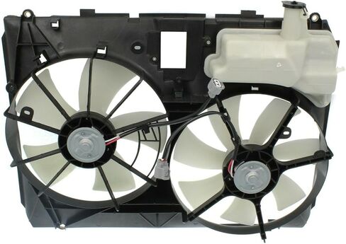 1pc Dual Radiator Cooling Fan Assembly Set for Toyota for Sienna 3.3L 2004-2005 TO3115135 620553, adapt to your car in Kuwait