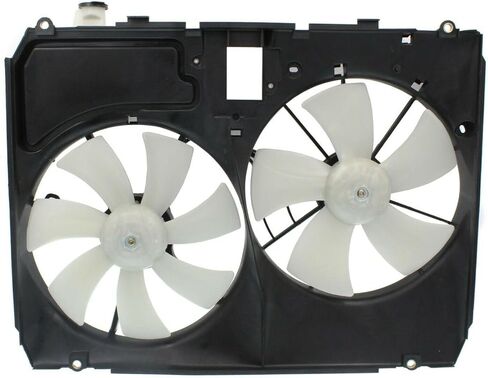 1pc Dual Radiator Cooling Fan Assembly Set for Toyota for Sienna 3.3L 2004-2005 TO3115135 620553, adapt to your car in Kuwait