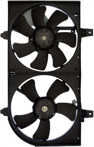 Replace Dual Radiator and Condenser Fan Assembly for Nissan Sentra 1.8L 2002 2003 2004 2005 2006, 1 Pack in Saudi Arabia