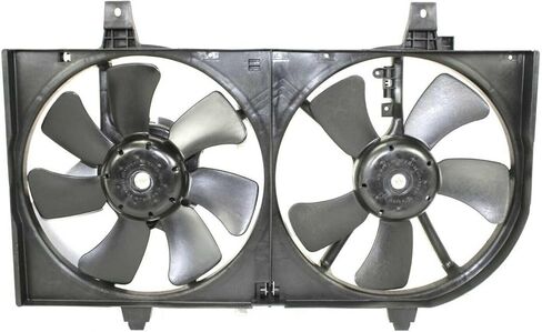 Dual Radiator Cooling Fan Assembly Set for Nissan for Sentra 1.8L 2002-2006 NI3115123 620424, adapt to your car in Kuwait