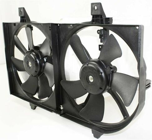 Dual Radiator Cooling Fan Assembly Set for Nissan for Sentra 1.8L 2002-2006 NI3115123 620424, adapt to your car in Kuwait