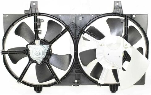 Dual Radiator Cooling Fan Assembly Set for Nissan for Sentra 1.8L 2002-2006 NI3115123 620424, adapt to your car in Kuwait