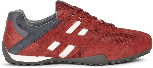 Geox Uomo Snake K, Scarpe da Ginnastica, Red Grey, 41 EU in Saudi Arabia