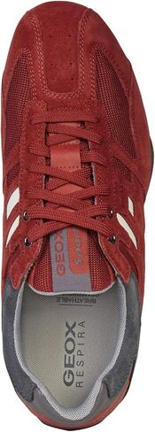Geox Uomo Snake K, Scarpe da Ginnastica, Red Grey, 41 EU in Saudi Arabia