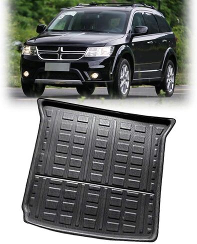 Three T Car Rear Trunk Cargo Liner Cover Mat for for Dodge Journey 2009-2019, for for Fiat Freemont 5 Seat / 7 Seat Model 2011-2019 in Saudi Arabia
