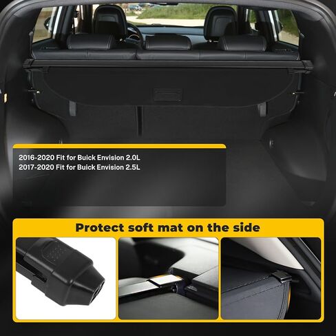 OCPTY Rear Trunk Cargo Cover 2016-2020 Fit for Buick Envision 2.0L 2017-2020 Fit for Buick Envision 2.5L in Saudi Arabia