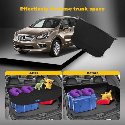 OCPTY Rear Trunk Cargo Cover 2016-2020 Fit for Buick Envision 2.0L 2017-2020 Fit for Buick Envision 2.5L in Saudi Arabia