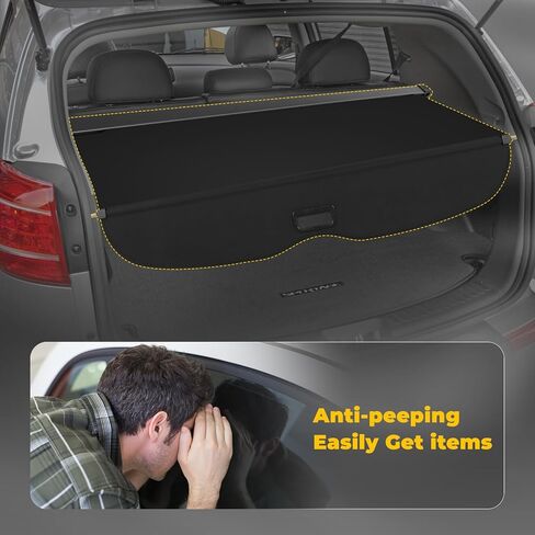 OCPTY Rear Trunk Cargo Cover 2019-2025 Fit for Honda Passport 3.5L in Saudi Arabia