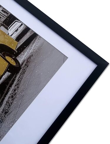 Art Emotion Black 16x24 Picture Frame Display 12x18 Pictures with Mat or 16x24 without Mat, Horizontal and Vertical for Wall- 4 packs in Kuwait