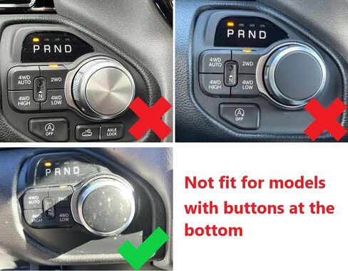 Korlot ألياف الكربون نمط وحدة التحكم المركزية والعتاد التحول لوحة 2WD/4WD التبديل غطاء الكسوة الملحقات ل 2019-2026 RAM 1500 in Saudi Arabia