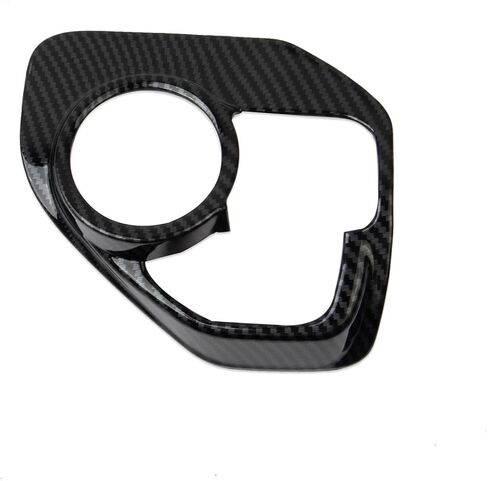 Korlot ألياف الكربون نمط وحدة التحكم المركزية والعتاد التحول لوحة 2WD/4WD التبديل غطاء الكسوة الملحقات ل 2019-2026 RAM 1500 in Saudi Arabia