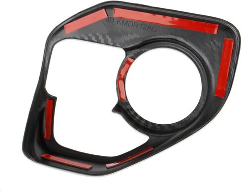 Korlot ألياف الكربون نمط وحدة التحكم المركزية والعتاد التحول لوحة 2WD/4WD التبديل غطاء الكسوة الملحقات ل 2019-2026 RAM 1500 in Saudi Arabia