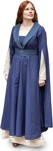 Burgschneider - Dress Agnes - York Cotton (100% Cotton) for Historical Costume Clothing Larp SCA in Kuwait