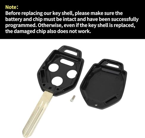 X AUTOHAUX مفتاح شل حافظة دخول بدون مفتاح عن بعد مفتاح فوب استبدال الحال بالنسبة لسوبارو فورستر 2014-2020 لسوبارو امبريزا 2012-2020 4 أزرار CWTWBU766 in Kuwait