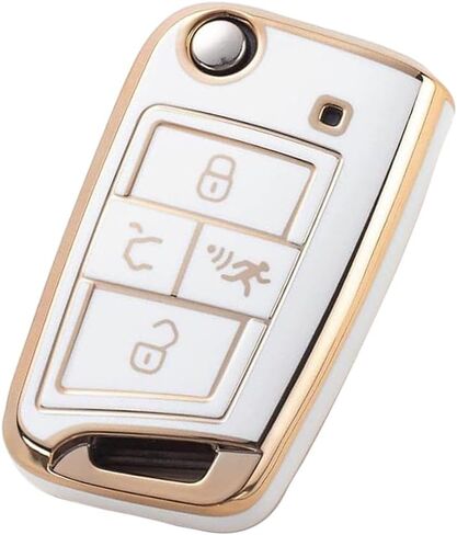 Key Fob Cover for Volkswagen 2015-2024 Tiguan Golf GTI Altas Jetta Taos in Kuwait