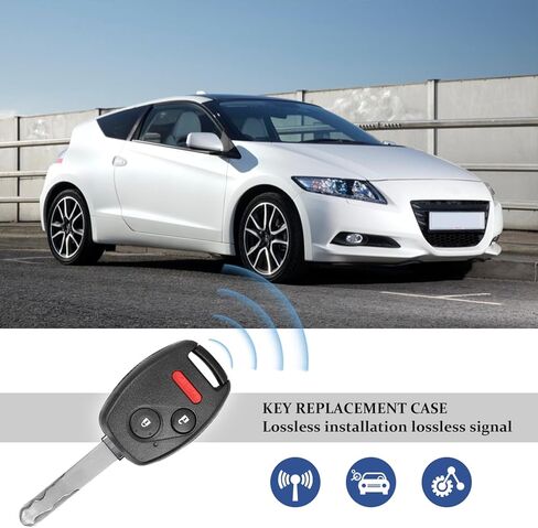 2+1 Buttons Car Key Fob Shell Case,Keyless Entry Remote Key Fob Replacement N5F-S0084A,Compatible with Honda CR-V CR-Z in Saudi Arabia