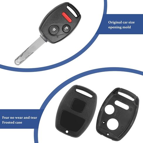 2+1 Buttons Car Key Fob Shell Case,Keyless Entry Remote Key Fob Replacement N5F-S0084A,Compatible with Honda CR-V CR-Z in Saudi Arabia